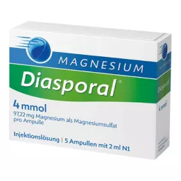 MAGNESIUM DIASPORAL 4 mmol ampuller, 5X2 ml