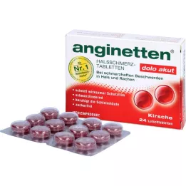 ANGINETTEN dolo akutte halspastiller, 24 stk