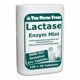 LACTASE 5.000 FCC Enzymtablet i doseringsdispenser, 120 stk