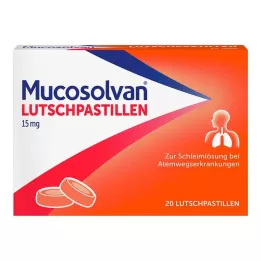 MUCOSOLVAN Pastiller 15 mg, 20 stk