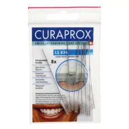 CURAPROX LS 634 Interdentalbørste fin, 8 stk