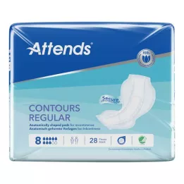 ATTENDS Contours Regular 8 skabeloner, 28 stk