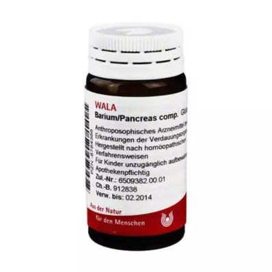 BARIUM/PANCREAS comp.Globuli, 20 g BARIUM/PANCREAS comp.Globuli, 20 g