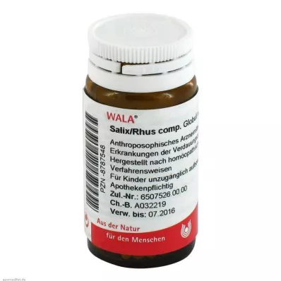 SALIX/RHUS comp.Globuli, 20 g SALIX/RHUS comp.Globuli, 20 g