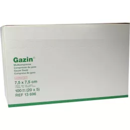 GAZIN Gaze komp 7,5x7,5 cm sterilt 12-lags medium, 20X5 stk