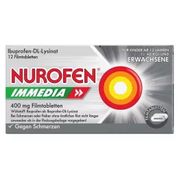 NUROFEN Immedia 400 mg filmovertrukne tabletter, 12 stk