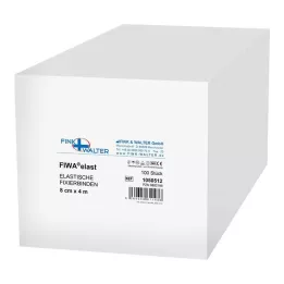 FIXIERBINDE elastik 8 cmx4 m løs, 1X100 stk