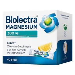 BIOLECTRA Magnesium 300 mg Direkte Citronstænger, 60 stk