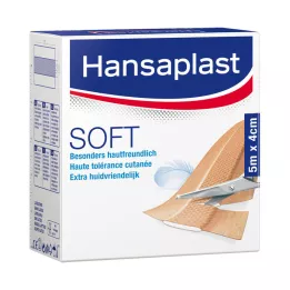 HANSAPLAST Blød gips 4 cmx5 m rulle, 1 stk