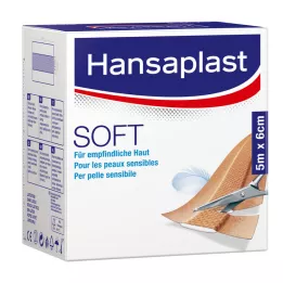 HANSAPLAST Blød gips 6 cmx5 m rulle, 1 stk