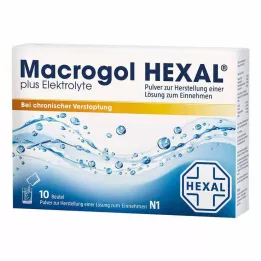 MACROGOL HEXAL plus elektrolytter Plv.z.H.e.L.z.E., 10 stk