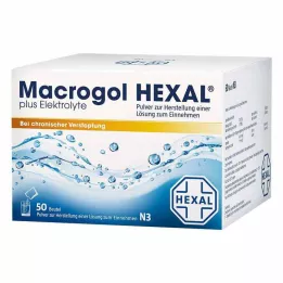 MACROGOL HEXAL plus elektrolytter Plv.z.H.e.L.z.E., 50 stk