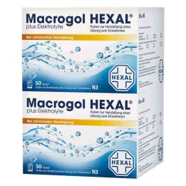 MACROGOL HEXAL plus elektrolytter Plv.z.H.e.L.z.E., 100 stk