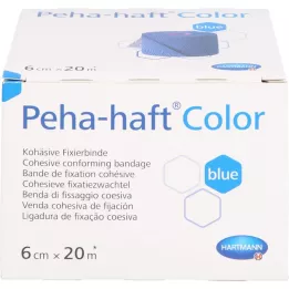 PEHA-HAFT Farve Fixierb.latexfri 6 cmx20 m blå, 1 stk