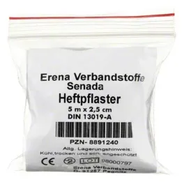Senada klæbende gips 5mx2,5cm, 1 stk