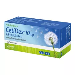 CETIDEX 10 mg filmovertrukne tabletter, 100 stk