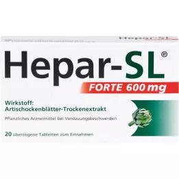 HEPAR-SL forte 600 mg overtrukne tabletter, 20 stk