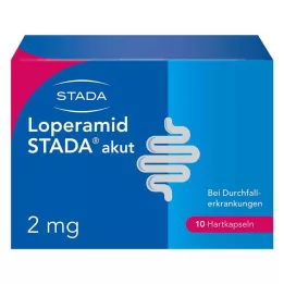 LOPERAMID STADA akut 2 mg hårde kapsler, 10 stk