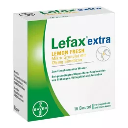 LEFAX ekstra Lemon Fresh Micro Granulat, 16 stk