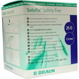 SOLOFIX Sikkerhed Fine lancetter 25 Gx1,5 mm, 200 stk