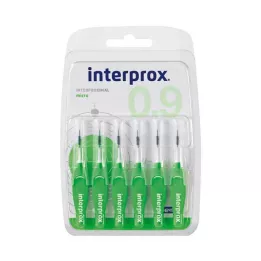 INTERPROX mikrogrøn interdental børsteblister, 6 stk