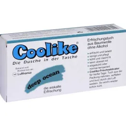 Coolike forfriskende håndklæder dybt hav, 5 stk