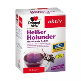 DOPPELHERZ varme hyldebær med Vit.C+zinkgranulat, 10 stk