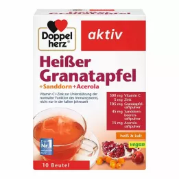 DOPPELHERZ varmt granatæble+havtorn+acerola, 10 stk