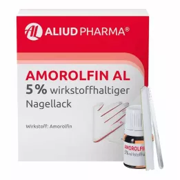 AMOROLFIN AL 5% aktiv ingrediens neglelak, 5 ml