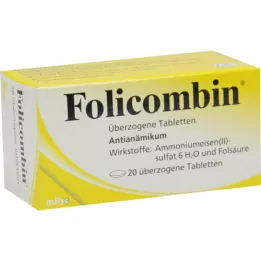 FOLICOMBIN overtrukne tabletter, 20 stk