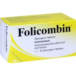 FOLICOMBIN overtrukne tabletter, 50 stk