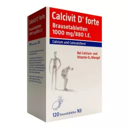 CALCIVIT D forte brusetabletter, 120 stk