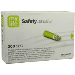 Mylife sikkerhedslancetter, 200 stk