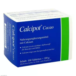 CALCIPOT Kakao tyggetabletter, 100 stk