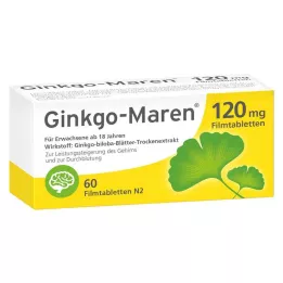 GINKGO-MAREN 120 mg filmovertrukne tabletter, 60 stk