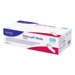 PEHA-SOFT nitril hvid Unt.Hands.unsteril pf S, 200 stk