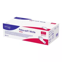 PEHA-SOFT nitril hvid Unt.Hands.unsteril pf L, 200 stk