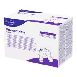 PEHA-SOFT nitril base handske steril pulverfri L, 50X2 stk
