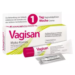 VAGISAN Myko Kombi 1-dags terapi, 1 P