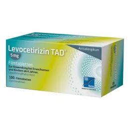 LEVOCETIRIZIN TAD 5 mg filmovertrukne tabletter, 100 stk