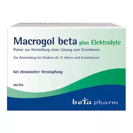 MACROGOL beta plus elektrolytpulver til oral administration, 50 stk