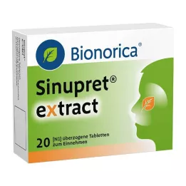 SINUPRET ekstraktovertrukne tabletter, 20 stk
