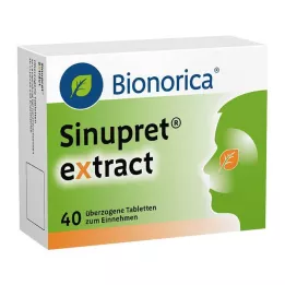 SINUPRET ekstraktovertrukne tabletter, 40 stk