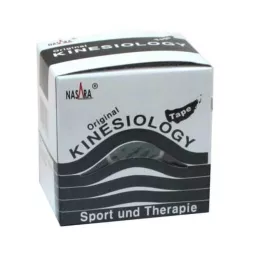 NASARA Kinesiologitape 5 cmx5 m sort, 1 stk