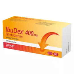 IBUDEX 400 mg filmovertrukne tabletter, 50 stk