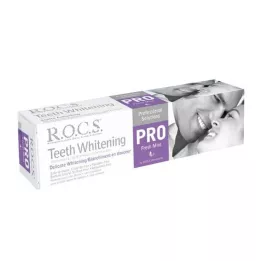 ROCS PRO blid blegende frisk mynte-tandpasta, 135 g