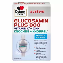 DOPPELHERZ Glucosamin Plus 800 systemkapsler, 120 stk