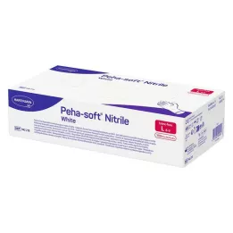 PEHA-SOFT nitril hvid Unt.Hands.unsteril pf L, 100 stk