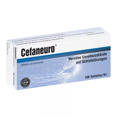 CEFANEURO Tabletter, 100 stk CEFANEURO Tabletter, 100 stk