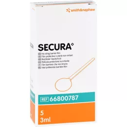 SECURA irritationsfri hudbeskyttelsesapplikator, 5X3 ml